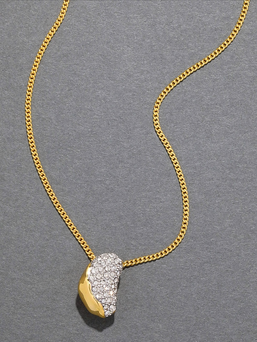 Alexis Bittar Solanales Crystal Small Pebble Necklace